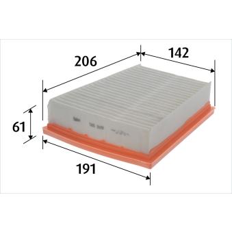 Filtre à air VALEO OEM 8200820869