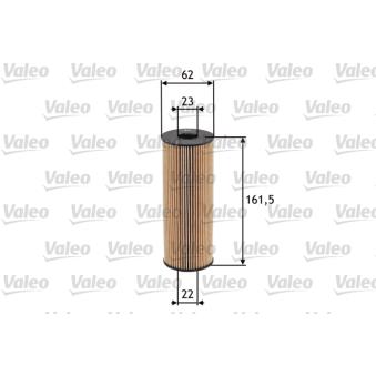 Filtre à huile VALEO [586517]
