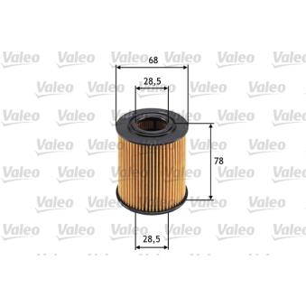 Filtre à huile VALEO [586528]