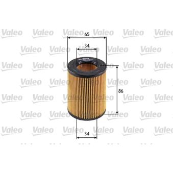 Filtre à huile VALEO OEM 2632027100