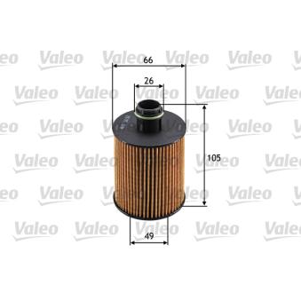 Filtre à huile VALEO [586562]