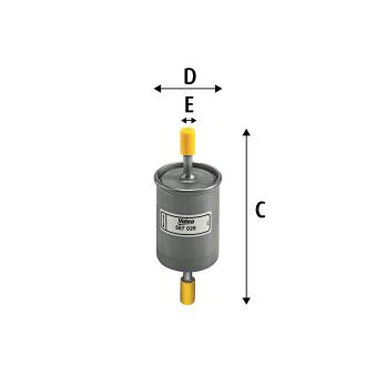Filtre à carburant VALEO OEM 25121074