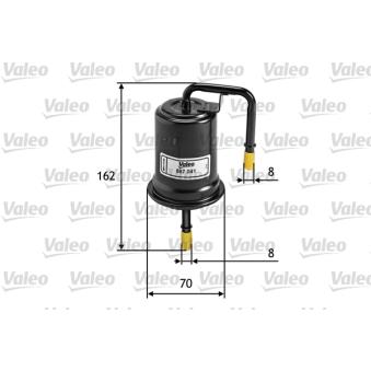 Filtre à carburant VALEO OEM BP4W13480