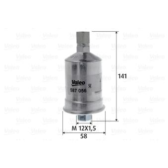 Filtre à carburant VALEO OEM 71736105 Filtre à carburant VALEO OEM 71736105