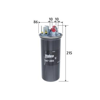 Filtre à carburant VALEO OEM 4F0127435A