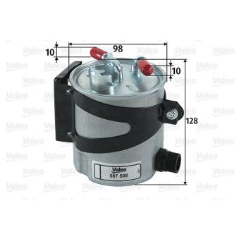 Filtre à carburant VALEO OEM 8200564638