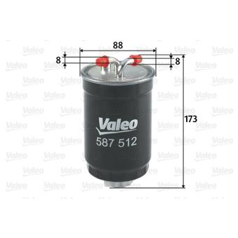 Filtre à carburant VALEO OEM 5017369