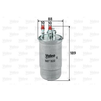 Filtre à carburant VALEO OEM 1146928