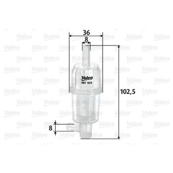 Filtre à carburant VALEO OEM AK14DA