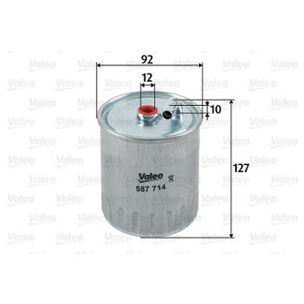 Filtre à carburant VALEO OEM 6110920001