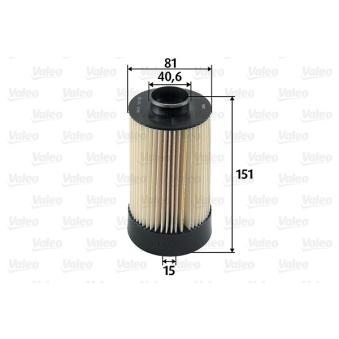 Filtre à carburant VALEO OEM 500025836