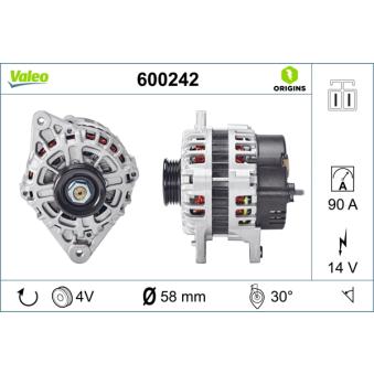 Alternateur VALEO OEM 3730022600