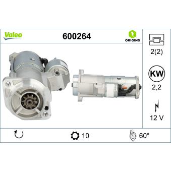 Démarreur VALEO [600264]