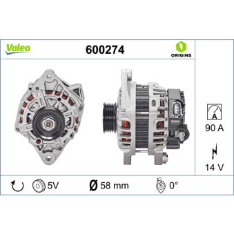 Alternateur VALEO OEM 3730003350