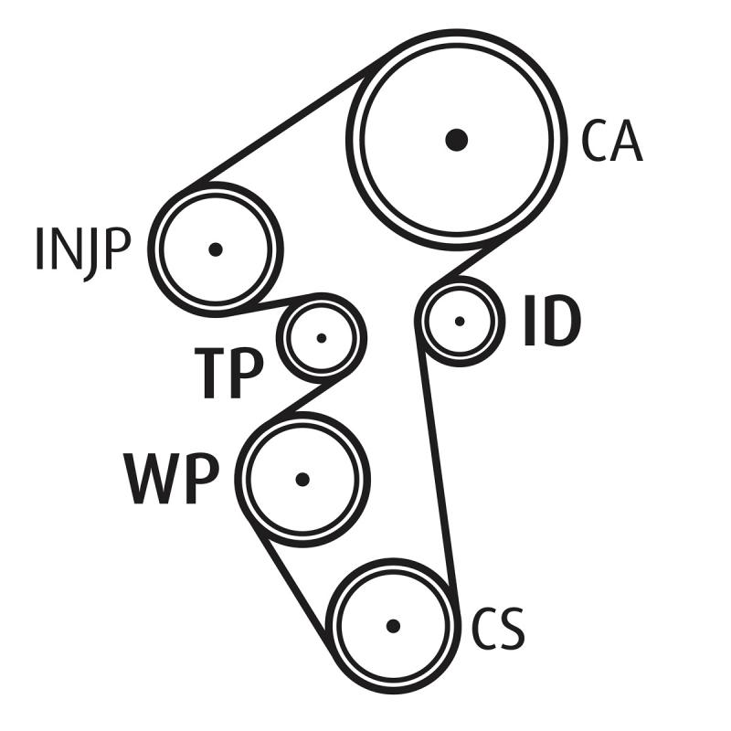 Pompe à eau + kit de courroie de distribution VALEO 614503 - Visuel 1