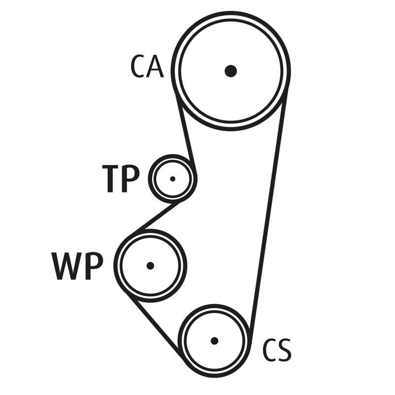 Pompe à eau + kit de courroie de distribution VALEO 614511 - Visuel 1