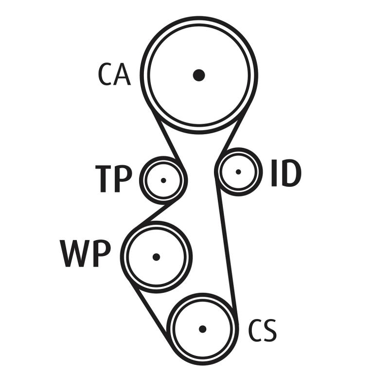 Pompe à eau + kit de courroie de distribution VALEO 614513 - Visuel 1