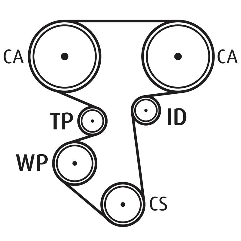 Pompe à eau + kit de courroie de distribution VALEO 614520 - Visuel 1