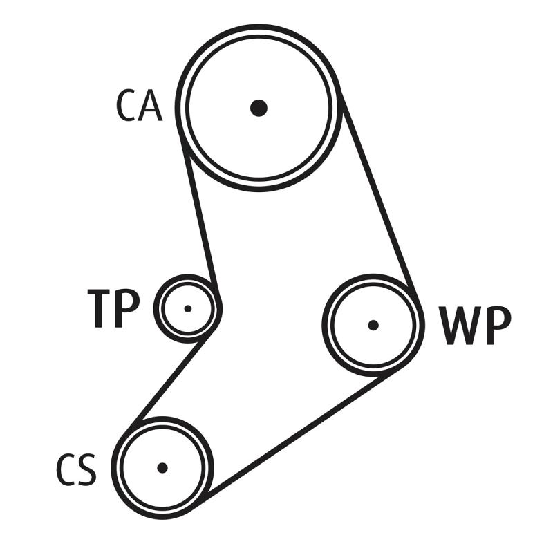 Pompe à eau + kit de courroie de distribution VALEO 614526 - Visuel 1
