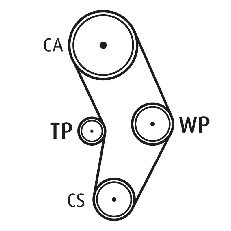 Pompe à eau + kit de courroie de distribution VALEO 614539 - Visuel 1
