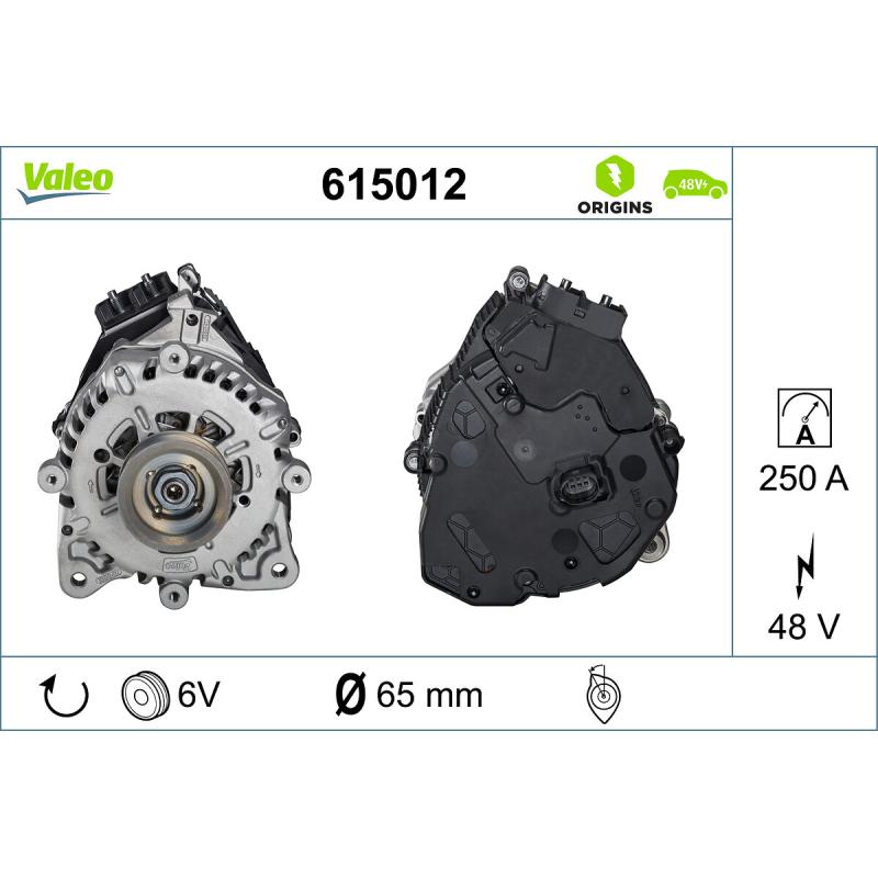 Générateur démarreur VALEO 615012 - Visuel 1