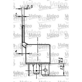 Relais, courant de travail VALEO OEM 7700810395