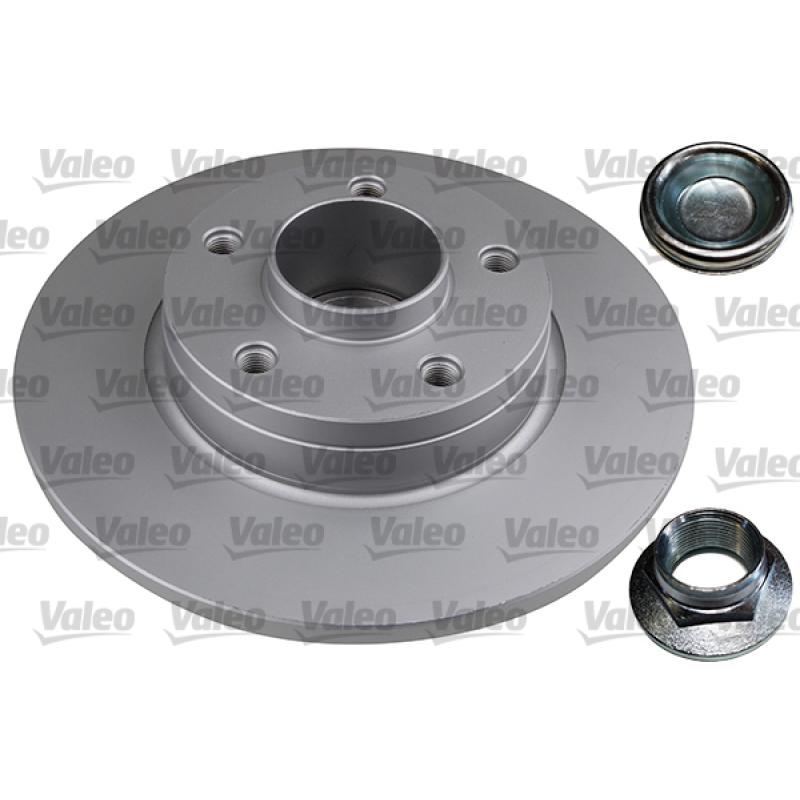 Jeu de 2 disques de frein arrière VALEO 675407 - Visuel 1