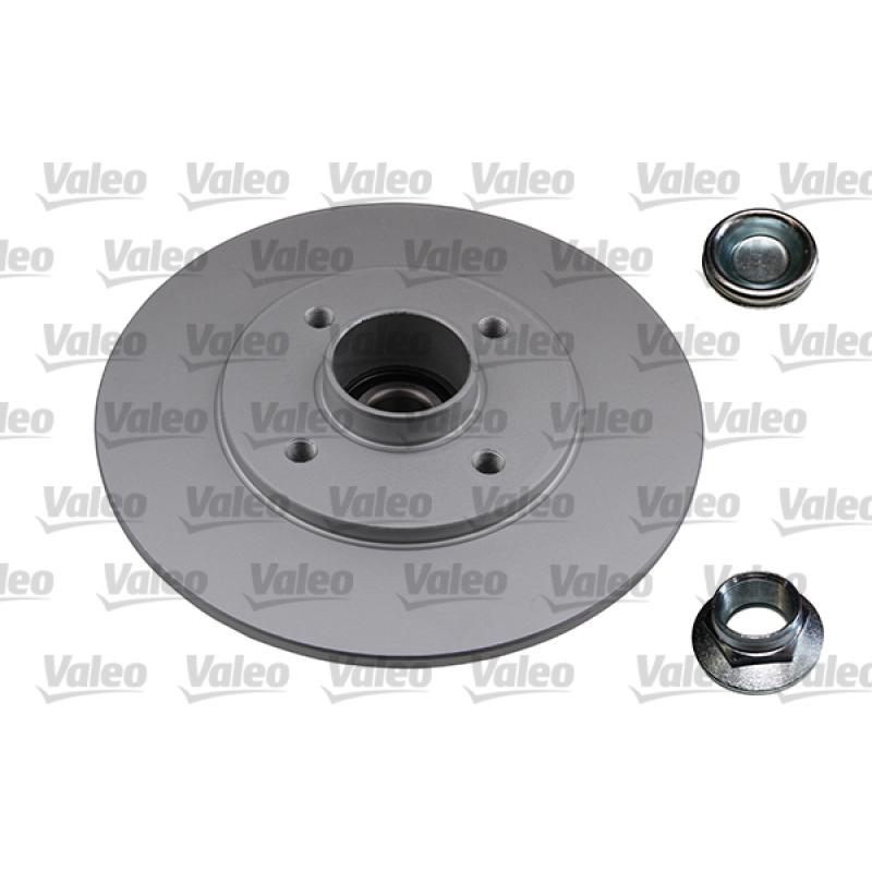 Jeu de 2 disques de frein arrière VALEO 675411 - Visuel 1