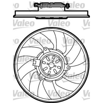 Ventilateur, refroidissement du moteur VALEO OEM 13114368