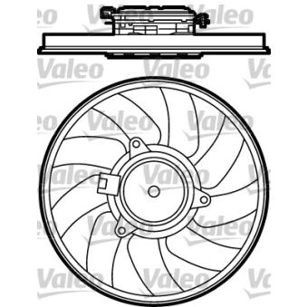 Ventilateur, refroidissement du moteur VALEO OEM 1341383 Ventilateur, refroidissement du moteur VALEO OEM 1341383