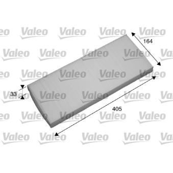 Filtre, air de l'habitacle VALEO 698738 pour CITROEN C8 2.0 - 140cv