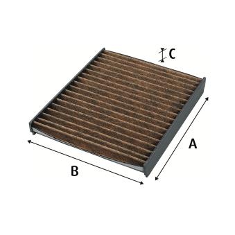 Filtre, air de l'habitacle VALEO 701009 pour OPEL ASTRA 3.0 4S - 420cv