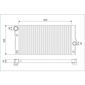 Radiateur, refroidissement du moteur VALEO OEM 7570097