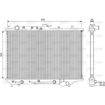 Radiateur, refroidissement du moteur VALEO [701550]