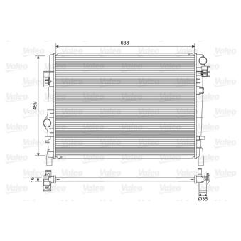 Radiateur, refroidissement du moteur VALEO 701553
