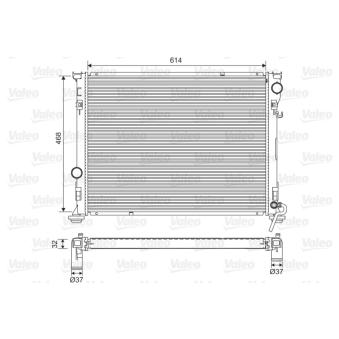 Radiateur, refroidissement du moteur VALEO 701562