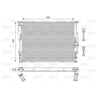 Radiateur, refroidissement du moteur VALEO OEM 17117559273