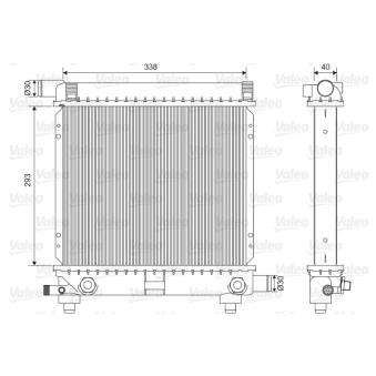 Radiateur, refroidissement du moteur VALEO OEM 2015004603