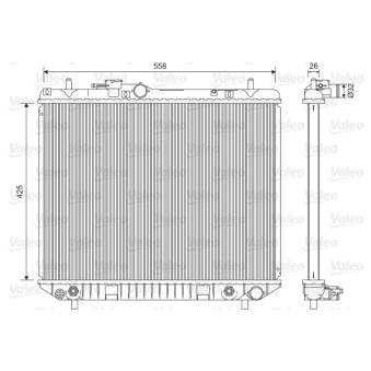 Radiateur, refroidissement du moteur VALEO [701593]