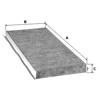 Filtre, air de l'habitacle VALEO [715507]