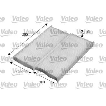 Filtre, air de l'habitacle VALEO OEM 999M1D4005