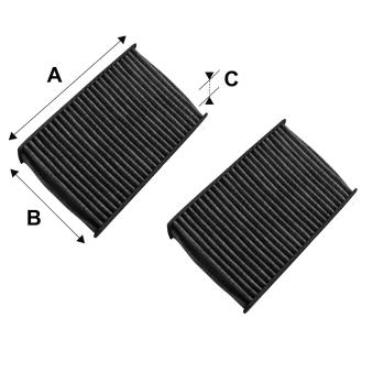 Filtre, air de l'habitacle VALEO [715557]