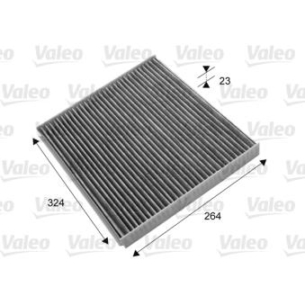 Filtre, air de l'habitacle VALEO 715671 Filtre, air de l'habitacle VALEO 715671