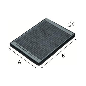 Filtre, air de l'habitacle VALEO 715868 pour RENAULT CLIO 2.0 - 115cv