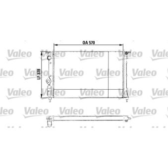 Radiateur, refroidissement du moteur VALEO 730551