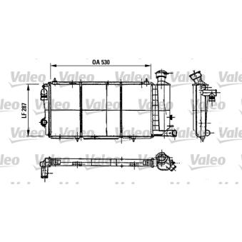 Radiateur, refroidissement du moteur VALEO 730897