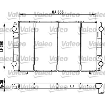 Radiateur, refroidissement du moteur VALEO 730944