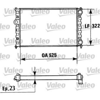 Radiateur, refroidissement du moteur VALEO OEM 6K0121253H Radiateur, refroidissement du moteur VALEO OEM 6K0121253H