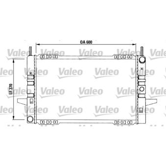 Radiateur, refroidissement du moteur VALEO 730968