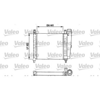 Radiateur, refroidissement du moteur VALEO 730990